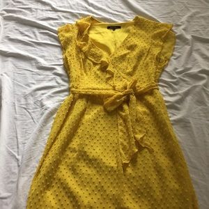 Nanette Lepore flutter sleeve dress with tie waist